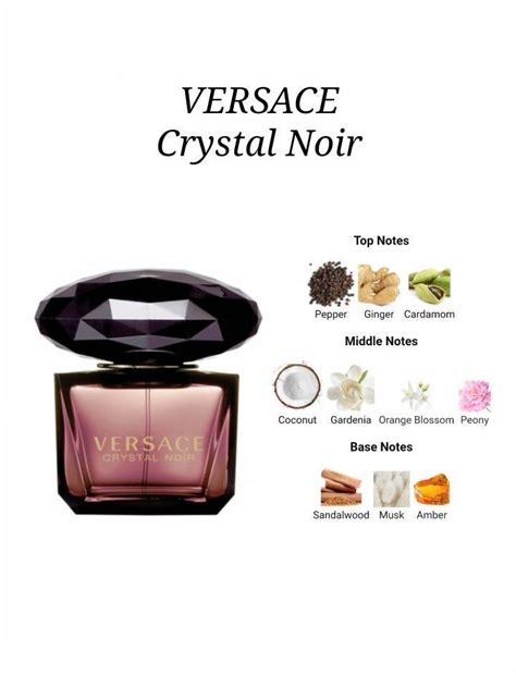 versace crystal noir free sample|Versace Crystal Noir fragrance notes.